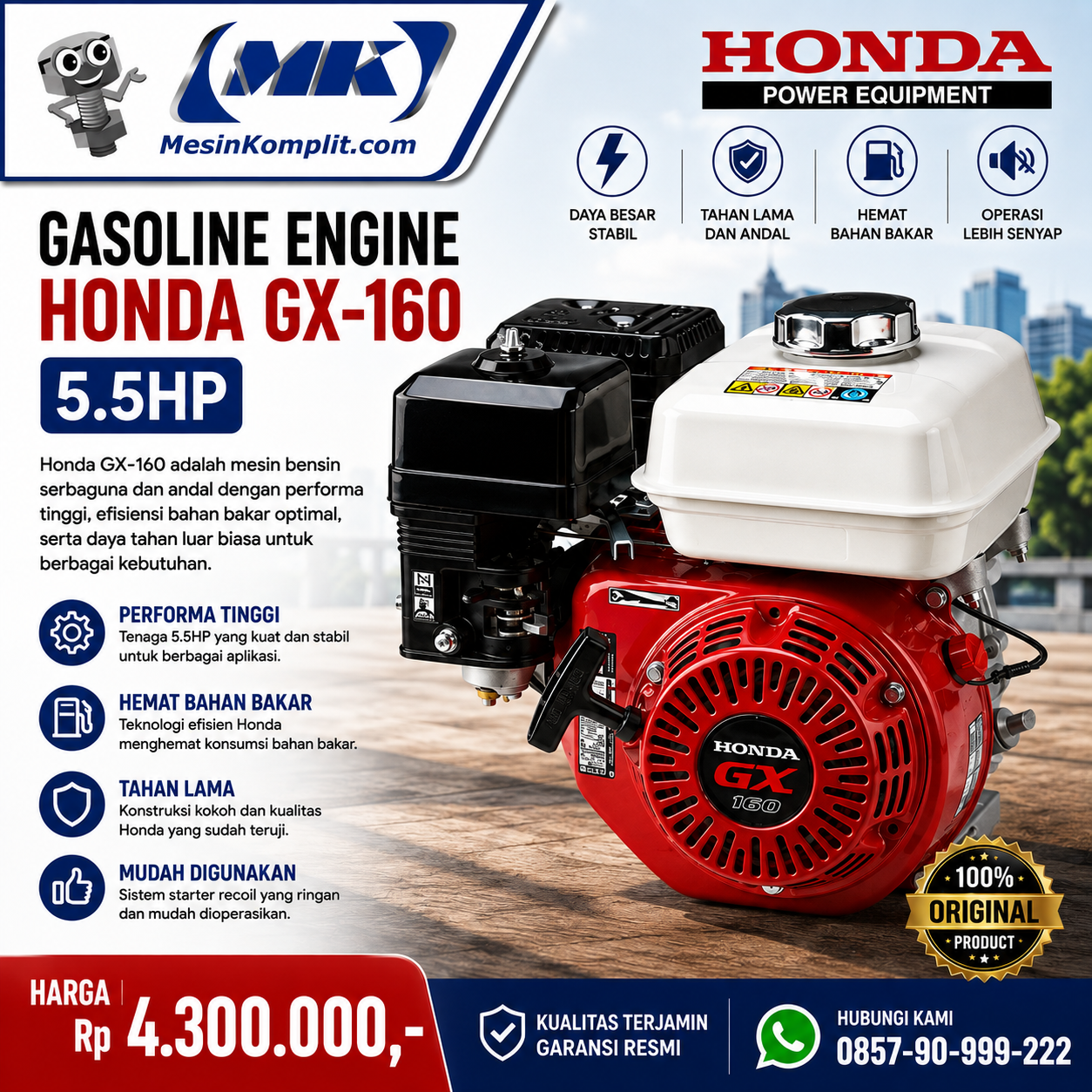 Engine Bensin Honda ...